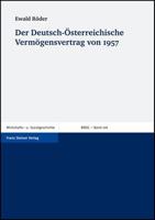Der Deutsch-Osterreichische Vermogensvertrag Von 1957 3515089365 Book Cover