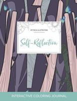 Adult Coloring Journal: Self-Reflection (Mythical Illustrations, La Fleur) 1359799230 Book Cover