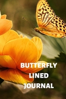 Butterfly Lined Journal: Cool Colourful Lined Journal, 120 Pages, 6 x 9, Blank Butterfly Journal To Write In 1679544675 Book Cover