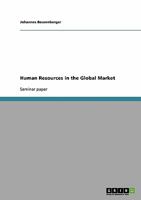 Human Resources in the Global Market 3638844579 Book Cover