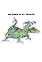 Dragon Sketchbook: A Sketchbook With 100 Pages Of Boarded Plain Paper Ideal For Drawing 1671558626 Book Cover