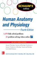 Schaum's Outline of Human Anatomy and Physiology: 1,440 Solved Problems + 20 Videos 0070668876 Book Cover