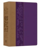 The KJV Study Bible - Large Print [Violet Floret] 1643522485 Book Cover