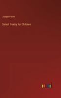 Select Poetry for Children 3368848542 Book Cover