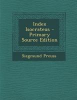 Index Isocrateus 1295530600 Book Cover