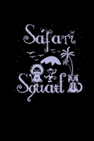 Safari Squad: Schreibheft A5 Kariert - Wilde Tiere Geschenk Kinder Zum Zeichnen Malen Schreiben (German Edition) 1699076456 Book Cover