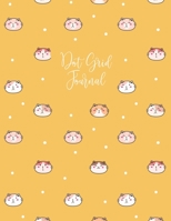 Dot Grid Journal: Dotted Grid Notebook for Journaling, Bullet Grid Journal, Dotted Paper, Large (8.5 x 11 inches) Cute Yellow Cats Pattern 1706193939 Book Cover