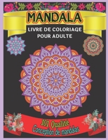 50 Mandalas Adult Coloring book For Mandala Pattern: 50 Delightful One-Side-Only Designs on Extra-Thick Perforated Paper in a Spiral Lay-Flat Binding B08KV2YD97 Book Cover