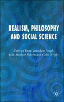 Realism, Philosophy and Social Science 1403946736 Book Cover