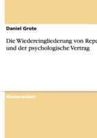 Die Wiedereingliederung von Repatriates und der psychologische Vertrag 3668011486 Book Cover