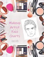 Makeup Artist Face Charts: Jacob 1792846614 Book Cover