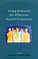 Using Research for Effective Health Promotion 0335208703 Book Cover