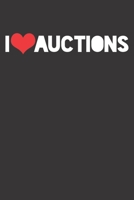 Notebook: Auctions College Ruled 6x9 120 Pages 1089655347 Book Cover