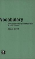 Vocabulary: Applied Linguistic Perspectives 0415699347 Book Cover