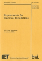 Iet Wiring Regulations: Bs 7671:2008 Incorporating Amendment Number 3:2015 1849197695 Book Cover