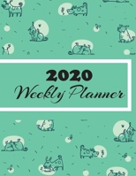 2020 Weekly Planner: Monthly Organizer and Calendar For Dog Lovers - Track Important Dates, Goals and Passwords (Green) 1706271964 Book Cover