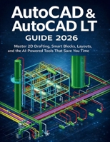 AUTOCAD & AUTOCAD LT GUIDE 2026: Master 2D Drafting, Smart Blocks, Layouts, and the AIPowered Tools That Save You Time B0GVM71VS2 Book Cover