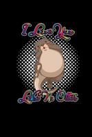 I Love You Like No Otter: 6x9 Squared Notebook Otter Lover Birthday & Anniversary Gift For Women Funny Otter Pun Saying 107721698X Book Cover