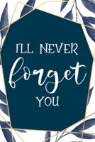 I'll Never Forget You: Password Logbook & Vault Keeper, Username & Website, Navy Design 1699024189 Book Cover
