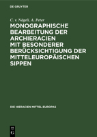 Monographische Bearbeitung der Archieracien mit besonderer Berücksichtigung der mitteleuropäischen Sippen (German Edition) 3486724851 Book Cover