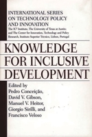 Knowledge for Inclusive Development 1567204449 Book Cover