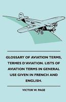 Glossary of Aviation Terms: Termes D'Aviation 1015699022 Book Cover