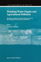 Drinking Water Supply and Agricultural Pollution 9401061459 Book Cover