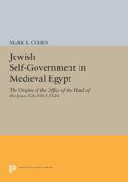 Jewish Self-Government in Medieval Egypt: The Origins of the Office of Head of the Jews, Ca. 1065-1126 (Princeton Studies on the Near East) 069161542X Book Cover