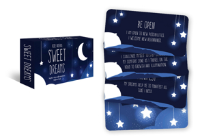 Sweet Dreams: Night-Time Affirmations Before Bed (40 Full-Color Cards) 1925682218 Book Cover