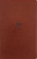 NASB, Personal Size Reference Bible, Large Print, Paragraph Style, Leathersoft, Brown, Red Letter, Thumb Indexed, 1995 Text, Comfort Print 0310469139 Book Cover