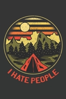 I hate people: Papgergames Hangman (6x9 Inches) with 120 Pages 167766455X Book Cover