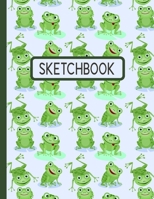 Sketchbook: Large Notebook for Drawing, Doodling or Sketching: 108 Pages, 8.5" x 11". (Framed Blank Paper Drawing and Writing Journal) 1675559899 Book Cover