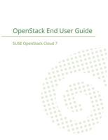 SUSE OpenStack Cloud 7: OpenStack End User Guide 1680921681 Book Cover