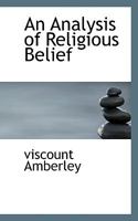 An Analysis of Religious Belief 142538725X Book Cover