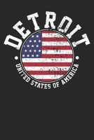 Gift Notebook: Detroit Vintage Dot Grid 6x9 120 Pages 1699204616 Book Cover