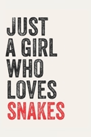 Just A Girl Who Loves snakes for snakes lovers snakes Gifts A beautiful: Lined Notebook / Journal Gift,, 120 Pages, 6 x 9 inches, Personal Diary, snakes Obsessed, snakes Hobby, snakes Lover, Personali 167898163X Book Cover