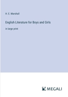 English Literature for Boys and Girls: in large print 3368345060 Book Cover