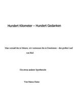 Hundert Kilometer - Hundert Gedanken 3831103739 Book Cover