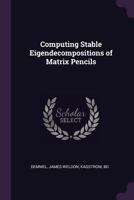 Computing stable eigendecompositions of matrix pencils 137891967X Book Cover