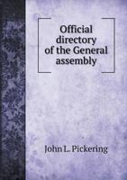 Official Directory of the General Assembly 117247432X Book Cover