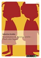 Koedukation Im Sportunterricht. Fluch Oder Segen? 3638790401 Book Cover