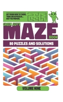 Green Guy's Maze Book: 80 Puzzles and Solutions B08QWBZBGJ Book Cover