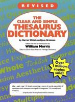 The Clear And Simple Thesaurus Dictionary 0448121980 Book Cover