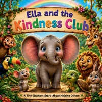 Ella and the Kindness Club: A Heartwarming Picture Book About Kindness, Friendship, Teamwork, and Helping Others (ELLA, THE BIG EAR ELEPHANT) B0H1VC429X Book Cover
