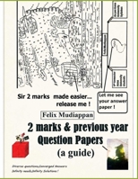 2 marks & previous year Question Papers: (a guide) B0H9HM1ZSW Book Cover