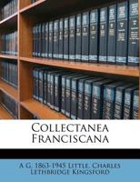 Collectanea Franciscana 1175636347 Book Cover