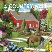 A Country Walk 2022 12 x 12 Inch Monthly Square Wall Calendar by Hopper Studios Featuring the Artwork of Alan Giana, Rural Country Art 1773726846 Book Cover