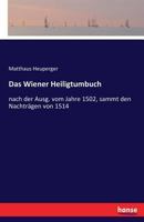 Das Wiener Heiligtumbuch 3744658678 Book Cover