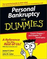 Personal Bankruptcy for Dummies 0764554980 Book Cover
