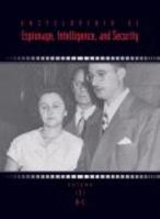 Encyclopedia of Espionage, Intelligence, and Security, Volume 1: A-E 0787676861 Book Cover
